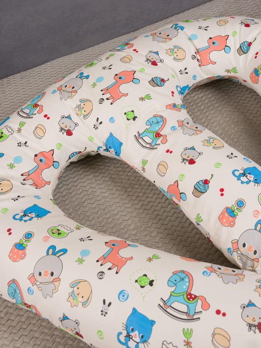 снимок Подушка для двойняшек "ИГРУШКИ" от магазина BIO-TEXTILES ОПТ