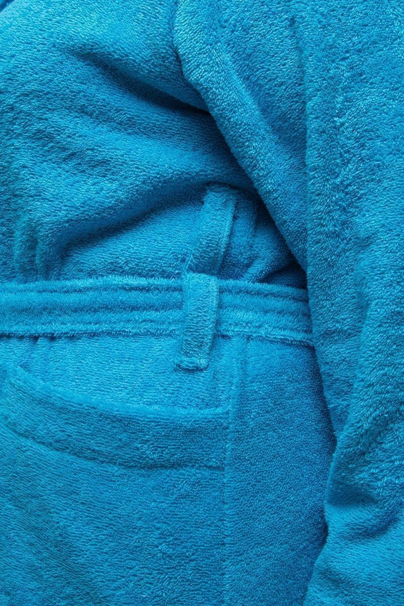 снимок Халат махровый голубой 60-62 от магазина BIO-TEXTILES ОПТ