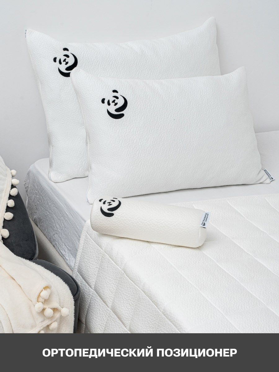 снимок Подушка-валик с эффектом памяти PandaHug - help Вaby 0+ 29*12 от магазина BIO-TEXTILES ОПТ