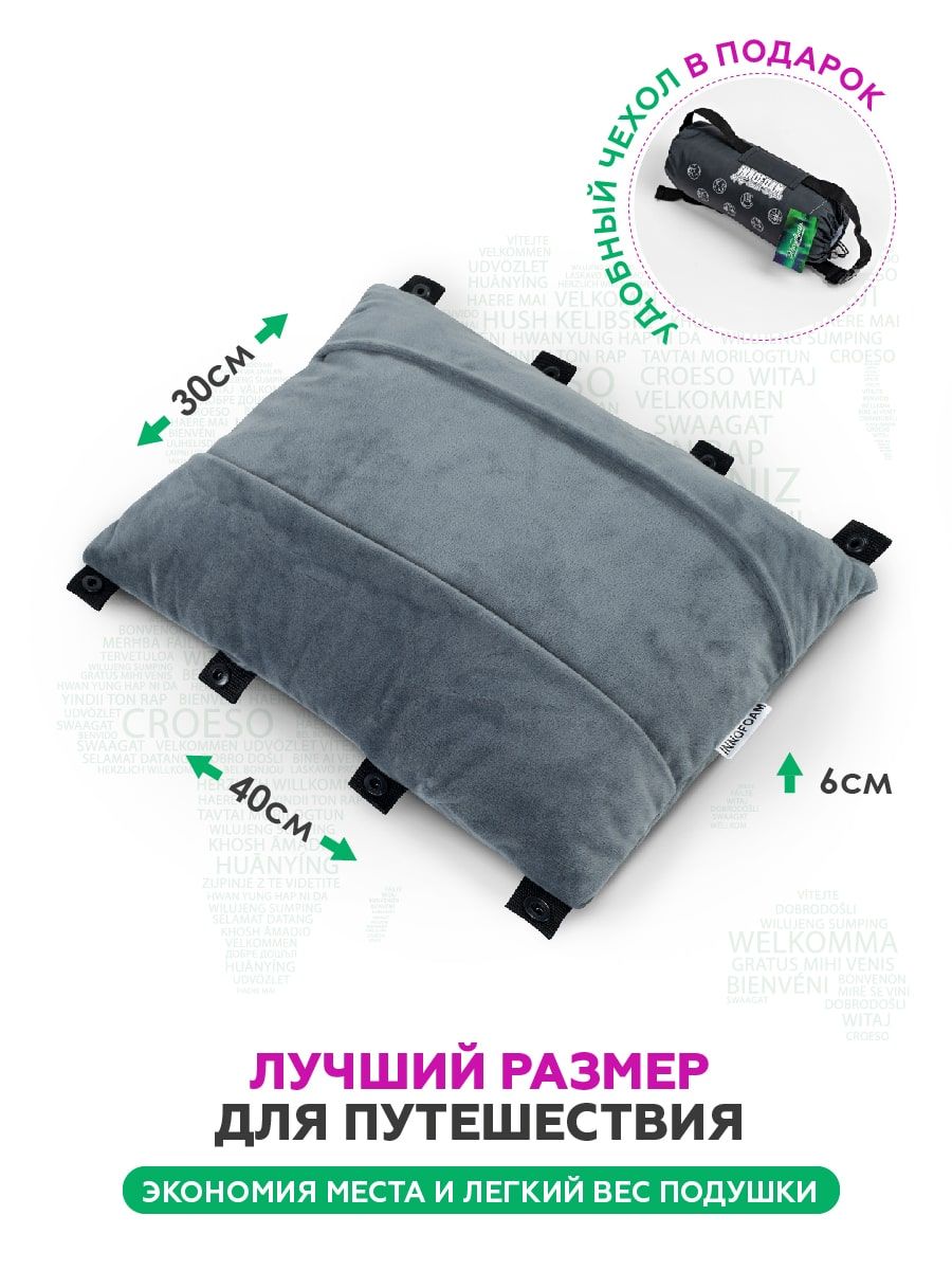 снимок Автомобильная подушка для путешествий "INNOFOAM TRAVELUX EXTRIM 8" от магазина BIO-TEXTILES ОПТ