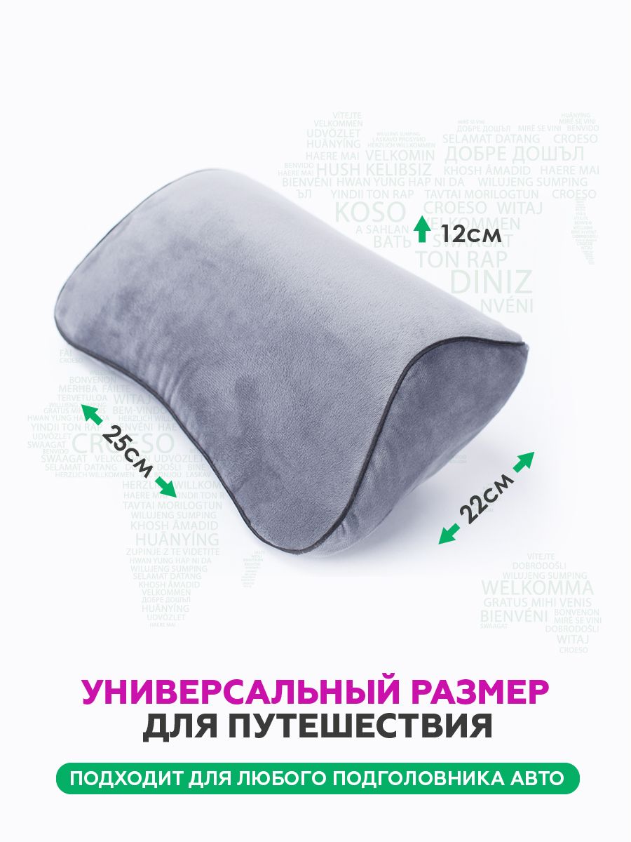 снимок Автомобильная подушка подголовник "INNOFOAM HEADLUX" от магазина BIO-TEXTILES ОПТ