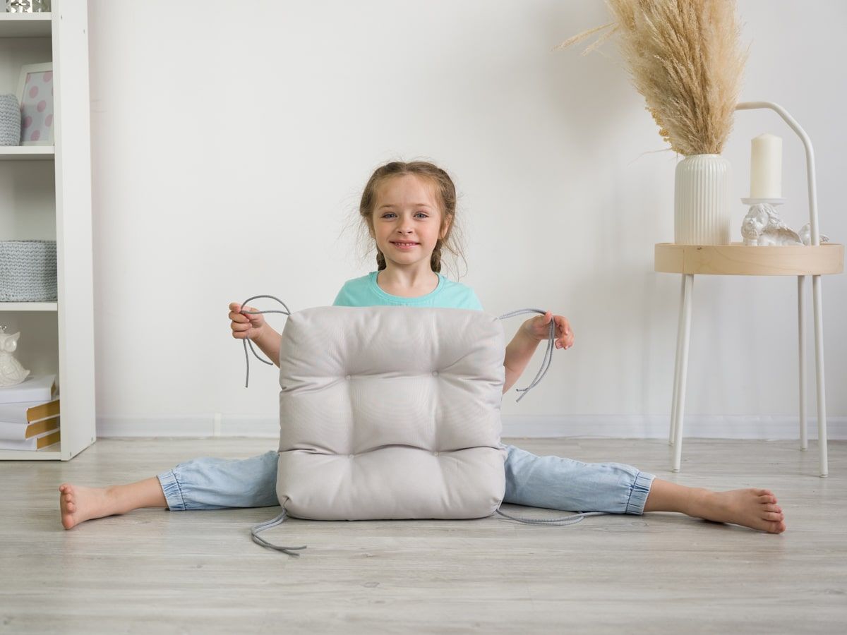 снимок Подушка для сада "ЛОФТ" серая 38*38 от магазина BIO-TEXTILES ОПТ